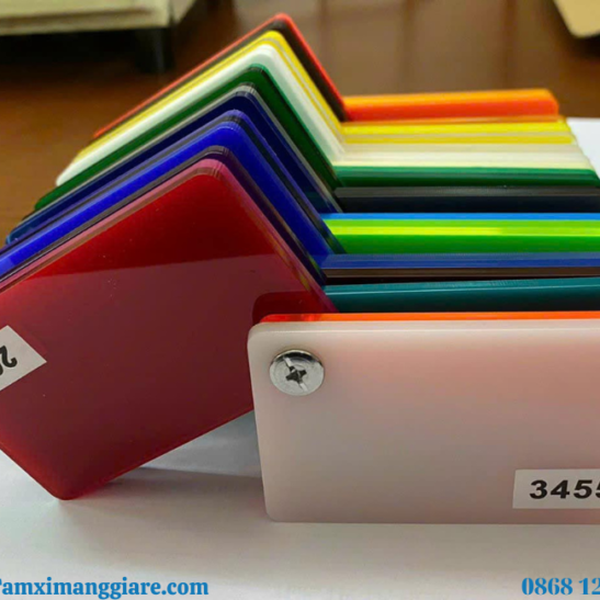 Bảng giá tấm Mica Đài Loan Acrylic 2mm làm vách ngăn, mô hình 1 Bảng giá tấm Mica Mới nhất 2023